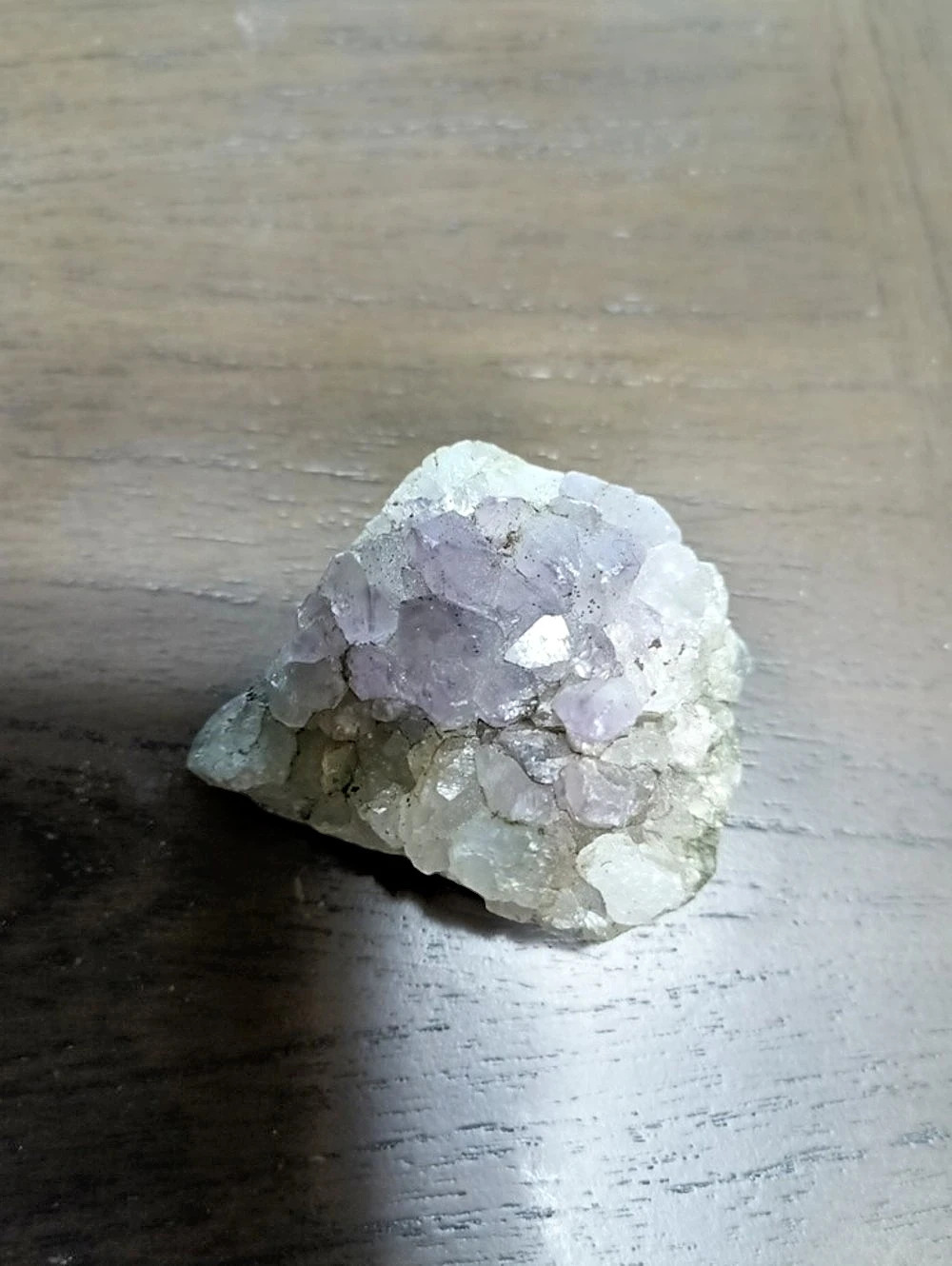 Crystal Mineral Specimen- Amethyst And Quartz